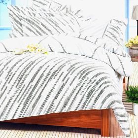 Blancho Bedding - [Morning Dew] 100% Cotton 5PC Bed In A Bag (Twin Size)