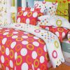 Blancho Bedding - [Baby Pink] 100% Cotton 5PC Bed In A Bag (Twin Size)