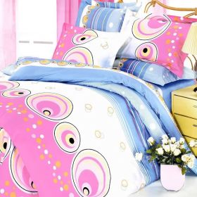 Blancho Bedding - [Romantic Story] 100% Cotton 5PC Bed In A Bag (Twin Size)