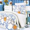 Blancho Bedding - [Traces of Dreams] 100% Cotton 5PC Bed In A Bag (Twin Size)