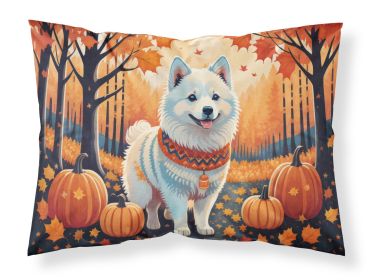 American Eskimo Fall Standard Pillowcase Lightweight Super Soft Easy Care Decorative Artwork Pillowcase, Standard