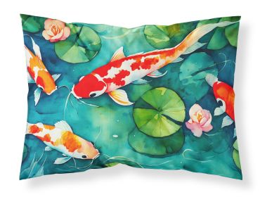 Koi Fish Standard Pillowcase Lightweight Super Soft Easy Care Decorative Artwork Pillowcase, Standard