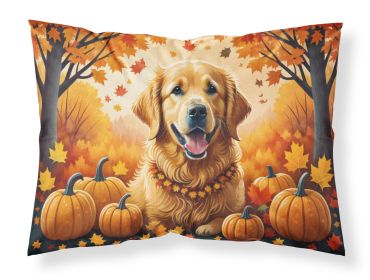 Golden Retriever Fall Standard Pillowcase Lightweight Super Soft Easy Care Decorative Artwork Pillowcase, Standard