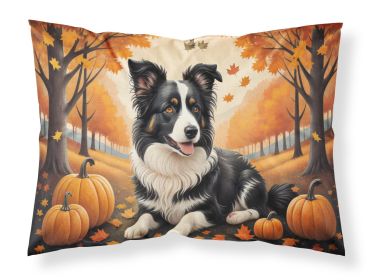 Border Collie Fall Standard Pillowcase Lightweight Super Soft Easy Care Decorative Artwork Pillowcase, Standard