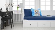 Old English Sheepdog Hippie Dawg Standard Pillowcase Lightweight Super Soft Easy Care Decorative Artwork Pillowcase, Standard