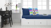 Westie Hippie Dawg Standard Pillowcase Lightweight Super Soft Easy Care Decorative Artwork Pillowcase, Standard