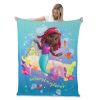Disney The Little Mermaid Natural Explorer Silk Touch Throw Blanket 40X50 Inches