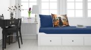 Chocolate Labrador Retriever Spooky Halloween Standard Pillowcase Lightweight Super Soft Easy Care Decorative Artwork Pillowcase, Standard