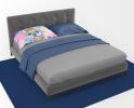 French Bulldog Hippie Dawg Standard Pillowcase Lightweight Super Soft Easy Care Decorative Artwork Pillowcase, Standard