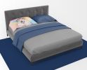 Great Pyrenees Hippie Dawg Standard Pillowcase Lightweight Super Soft Easy Care Decorative Artwork Pillowcase, Standard