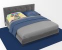 Chocolate Labrador Hippie Dawg Standard Pillowcase Lightweight Super Soft Easy Care Decorative Artwork Pillowcase, Standard