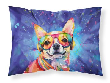 Chihuahua Hippie Dawg Standard Pillowcase Lightweight Super Soft Easy Care Decorative Artwork Pillowcase, Standard (Default: Default)
