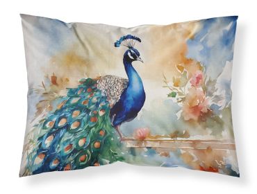 Peacock Standard Pillowcase Lightweight Super Soft Easy Care Decorative Artwork Pillowcase, Standard (Default: Default)